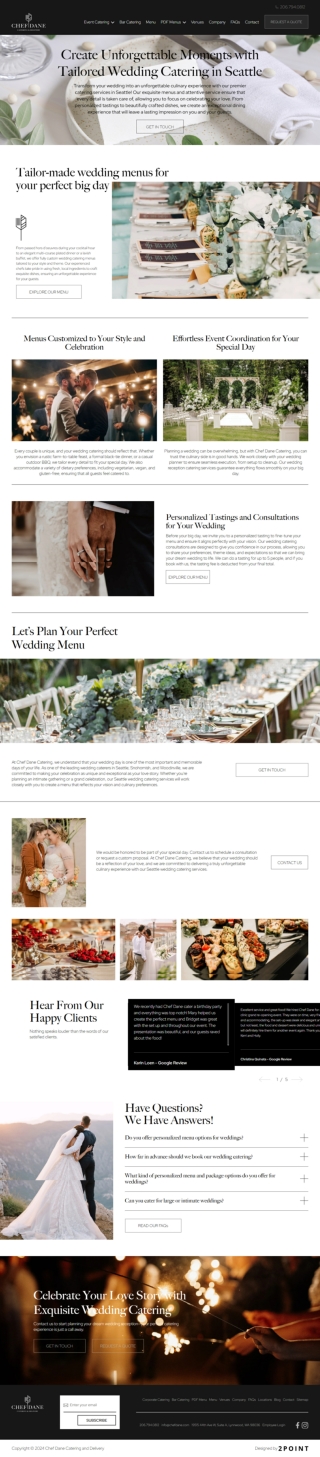 Wedding Catering in Seattle