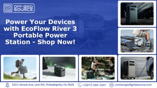 Power Your Devices with EcoFlow River 3 Portable Power Station - Shop Now!
