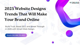 What Are the Top Website Design Trends in 2025?