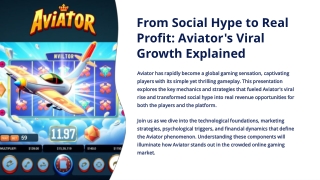 From Social Hype to Real Profit Aviator's Viral Growth Explained