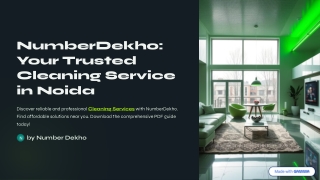 Spotless Living: Discover the Most Trusted Cleaning Services in Noida