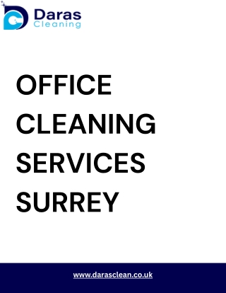 Professional Surrey Office Cleaning Experts
