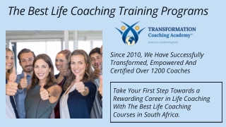 The Best Life Coaching Training Programs