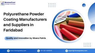 Top Polyurethane Powder Coating Manufacturers in Faridabad  Nivera Paints