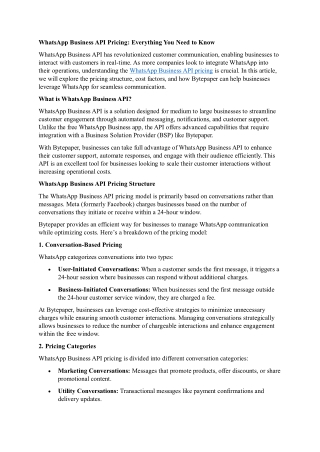 Get the Best WhatsApp Business API Pricing for Your Needs