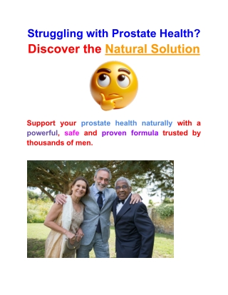 ProstaVive – Natural Prostate Support for Urinary Flow & Vitality