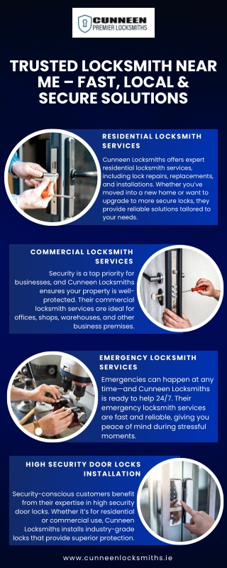 Trusted Locksmith Near Me – Fast, Local & Secure Solutions