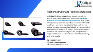 Rubber Extruder and Profile Manufacture