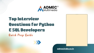Top Interview Questions for Python & SQL Developers