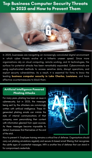 Top Business Computer Security Threats in 2025 and How to Prevent Them