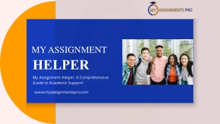 My Assignment Helper