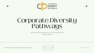 DEI Strategy Implementation for Organizational Transformation