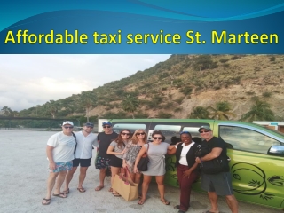 Affordable taxi service St. Marte