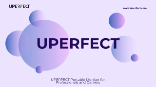 UPERFECT Portable Monitor for Professionals and Gamers