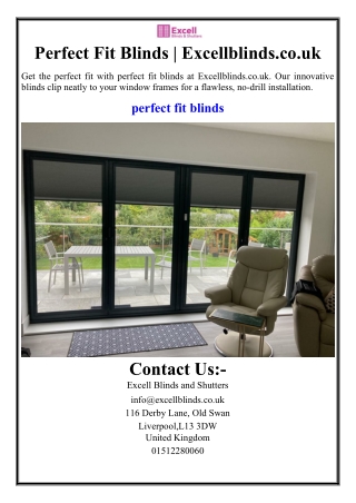 Perfect Fit Blinds | Excellblinds.co.uk