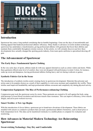 Just How Breakthroughs in Fabric Innovation Are Changing Sportswear