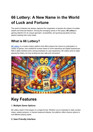 66 Lottery