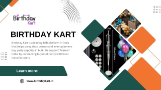 Order Balloon Holder Stand at Birthday Kart