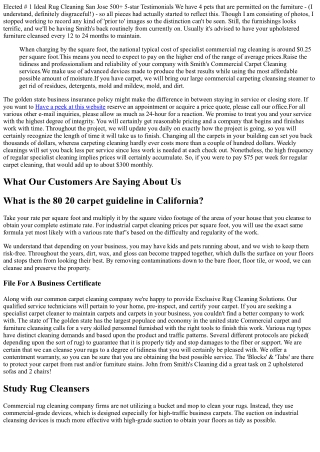 Voted # 1 Finest Carpeting Cleansing San Jose 500  5-star Evaluations