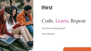 Code, Learn, Repeat - Your Tech Training Hub  (Thirst Learning)