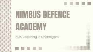 NDA and SSB interview Coaching in Chandigarh