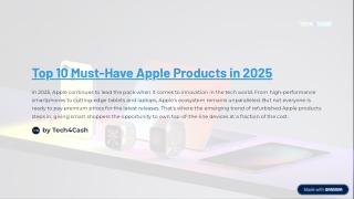 Top 10 Must-Have Apple Products in 2025