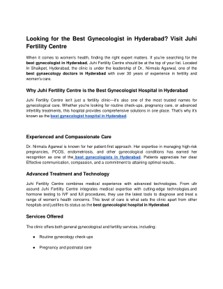 Looking for the Best Gynecologist in Hyderabad (2)