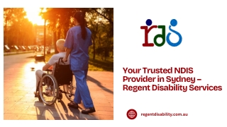 Your Trusted NDIS Provider in Sydney – Regent Disability Services