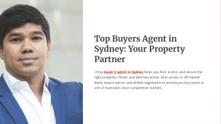 Why You Need a Buyer's Agent in Sydney Right Now