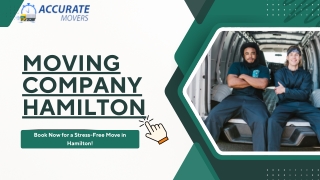 Moving company hamilton