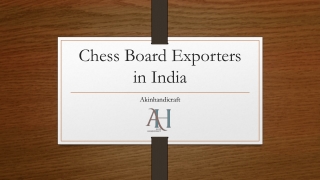 Chess Board Exporters in India