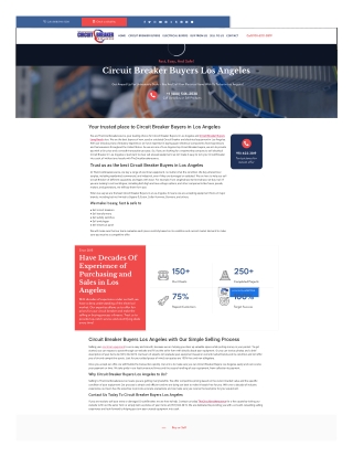Circuit Breaker Buyers in Los Angeles | TheCircuitbreakersource