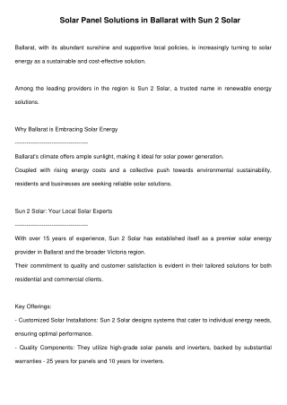Solar_Panel_Ballarat_Sun2Solar_Link