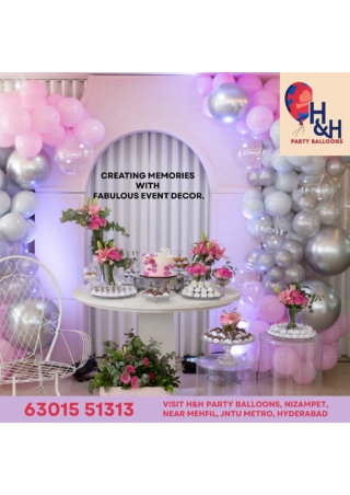 last-minute party decoration services in Hyderabad