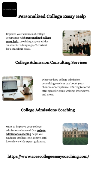 Personalized College Essay Help