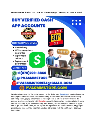 What Features Should You Look for When Buying a CashApp Account in 2025_