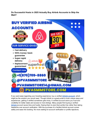 Do Successful Hosts in 2025 Actually Buy Airbnb Accounts to Skip the Wait_