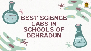 Best Science Labs in Schools of Dehradun