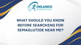 What Should You Know Before Searching for Semaglutide Near Me
