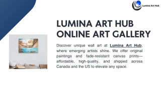 Online Art Gallery for Unique Wall Artwork | Lumina Art Hub
