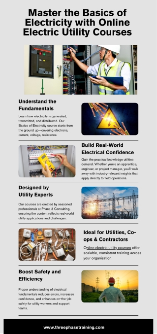 Master the Basics of Electricity with Online Electric Utility Courses