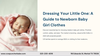 Dressing Your Little One_ A Guide to Newborn Baby Girl Clothes