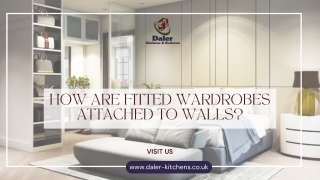 How Fitted Wardrobes Attach to Walls | Daler Kitchens