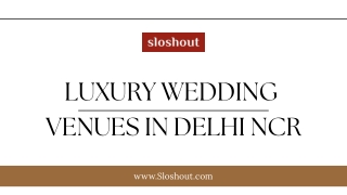 Best Wedding Venues in Delhi for Your Dream Day