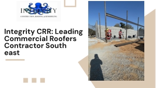 Trusted Commercial Roofers Contractor South East – Integrity CRR