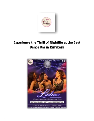 dance bar in rishikesh