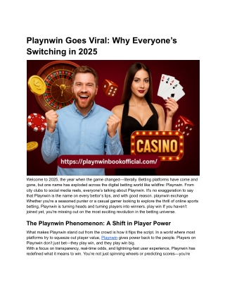 Playnwin Goes Viral: Why Everyone’s Switching in 2025