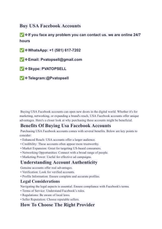 Buy USA Facebook Accounts (1)