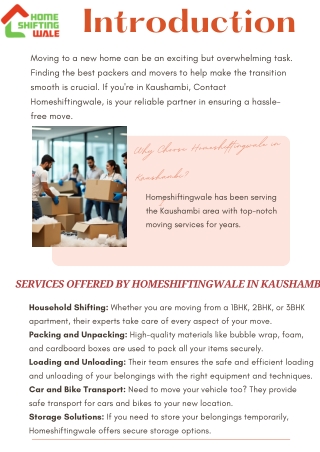 packers sand movers in kaushambi- Homeshiftingwale
