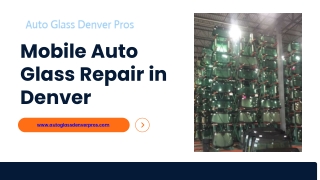 Mobile Auto Glass Repair in Denver - www.autoglassdenverpros.com